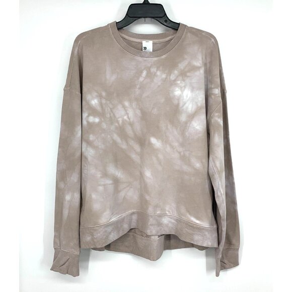 All in Motion Sweatshirt Tie Dye Crewneck Long Sleeve Thumbholes NWT - Picture 1 of 13